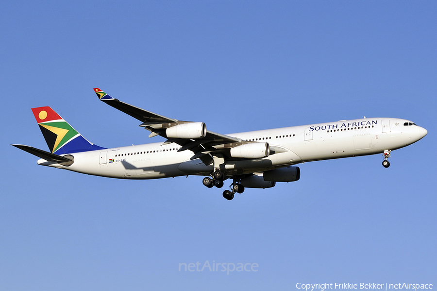 South African Airways Airbus A340-313E (ZS-SXE) | Photo 18777