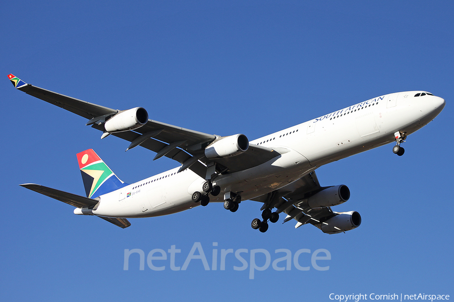 South African Airways Airbus A340-313E (ZS-SXE) | Photo 8287