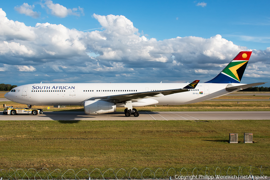 South African Airways Airbus A330-343X (ZS-SXJ) | Photo 194985