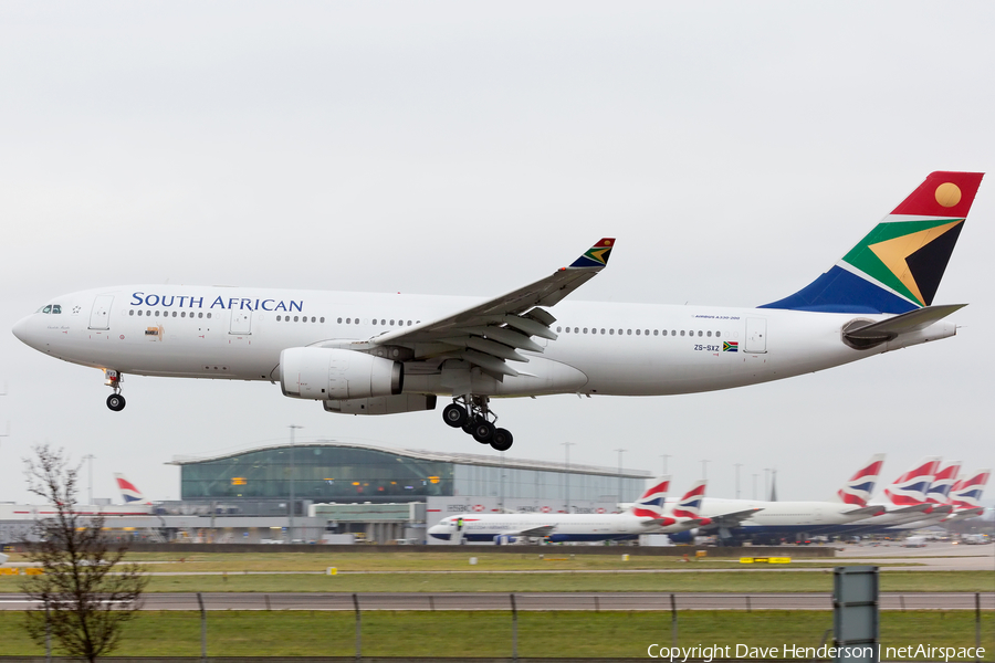 South African Airways Airbus A330-243 (ZS-SXZ) | Photo 102683