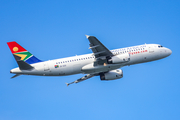 South African Airways Airbus A320-232 (ZS-SZD) at  Mauritius - Sir Seewoosagur Ramgoolam International, Mauritius