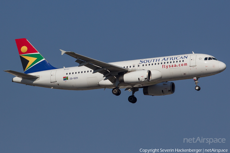 South African Airways Airbus A320-232 (ZS-SZH) | Photo 198508