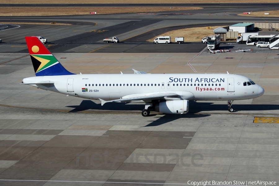 South African Airways Airbus A320-232 (ZS-SZH) | Photo 339127