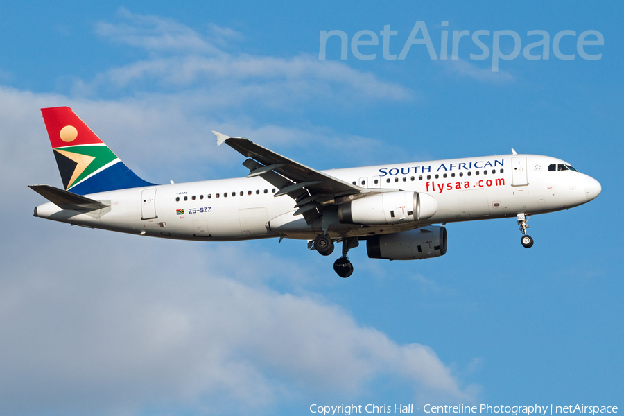 South African Airways Airbus A320-232 (ZS-SZZ) | Photo 112762