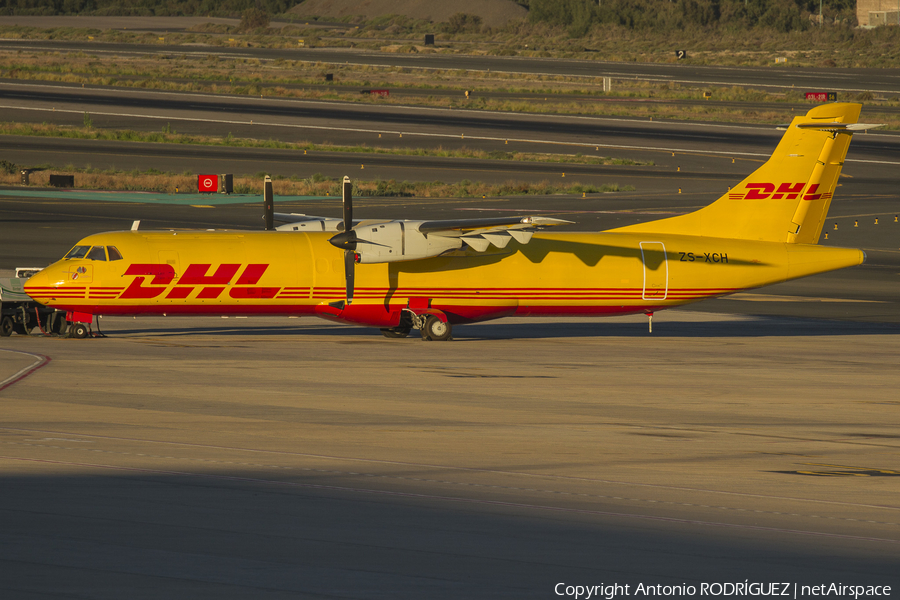 DHL (Solenta Aviation) ATR 72-201(F) (ZS-XCH) | Photo 132922