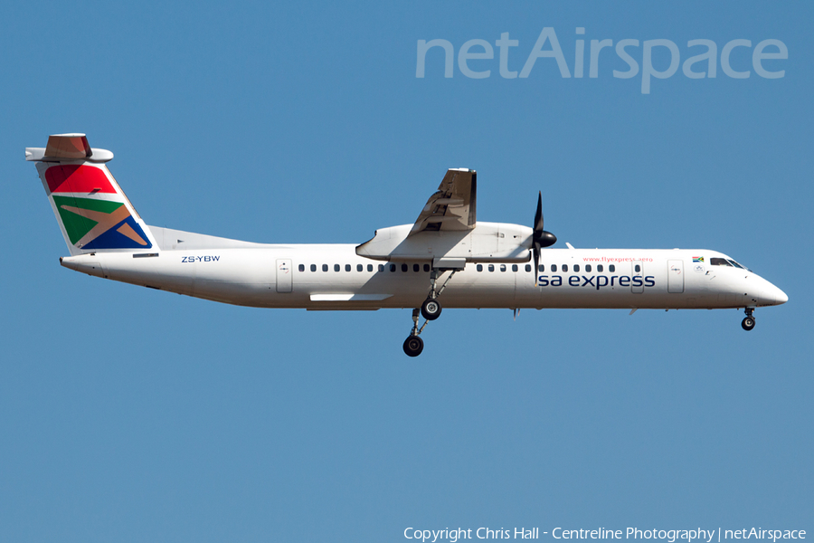 South African Express Bombardier DHC-8-402Q (ZS-YBW) | Photo 120155