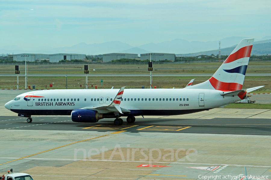 British Airways (Comair) Boeing 737-85R (ZS-ZWI) | Photo 503916