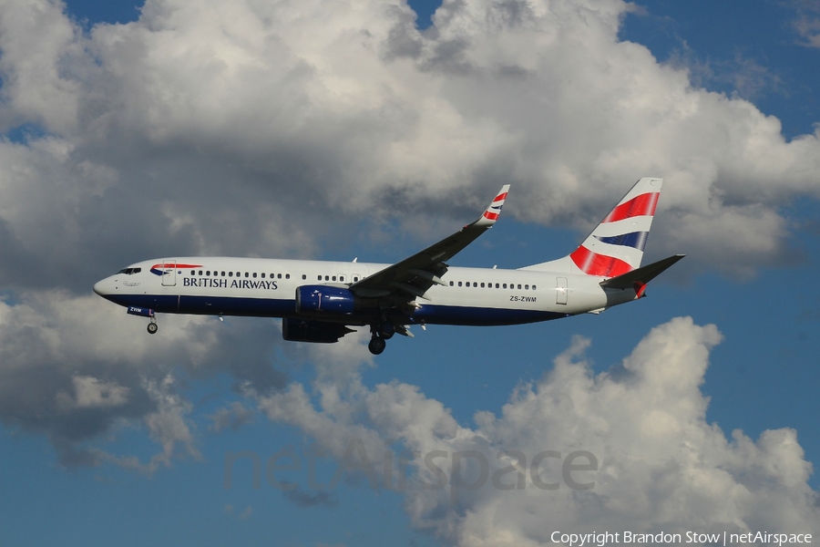 British Airways (Comair) Boeing 737-8KN (ZS-ZWM) | Photo 360156