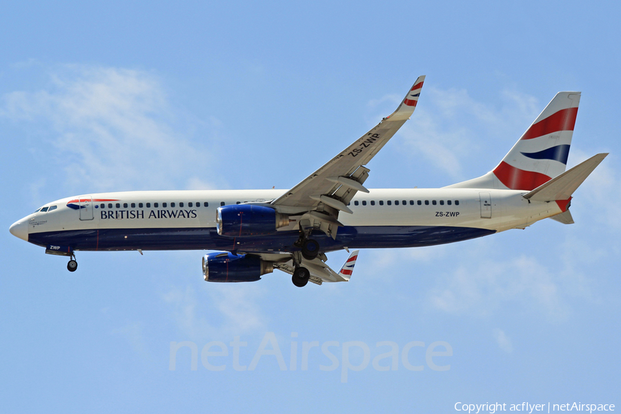 British Airways (Comair) Boeing 737-86N (ZS-ZWP) | Photo 384972