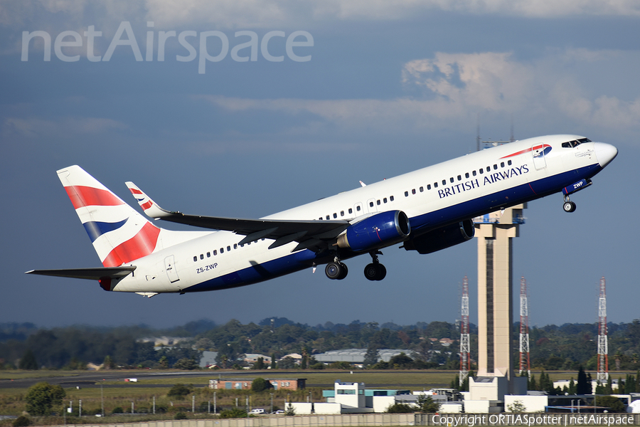 British Airways (Comair) Boeing 737-86N (ZS-ZWP) | Photo 314609
