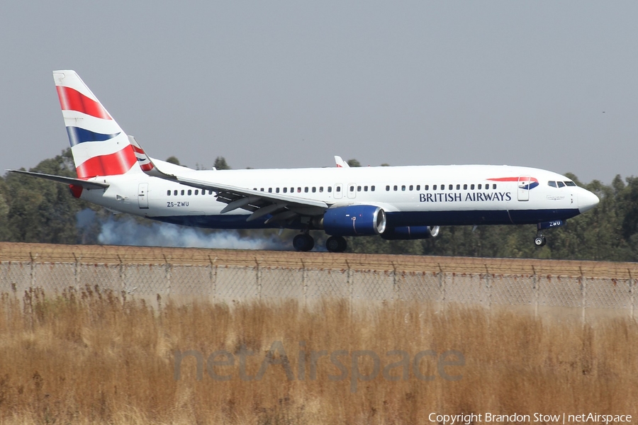 British Airways (Comair) Boeing 737-8BK (ZS-ZWU) | Photo 356070