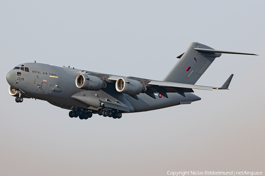 Royal Air Force Boeing C-17A Globemaster III (ZZ178) | Photo 434466